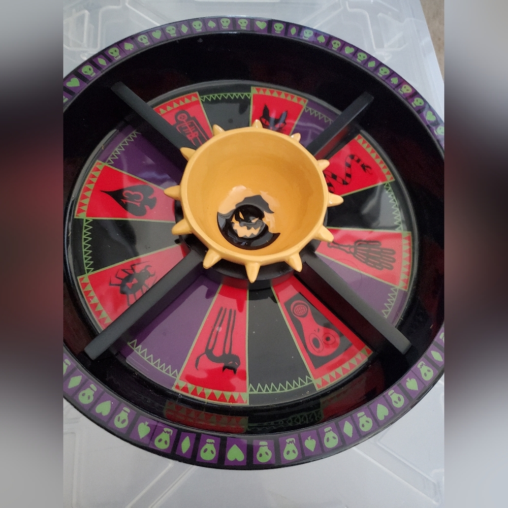 Oogie Boogie Lazy Susan Roulette Dip And Chip Serving Bowl